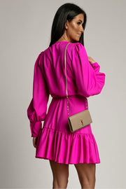 Teon Clothing EU Chic Short dress with long sleeves