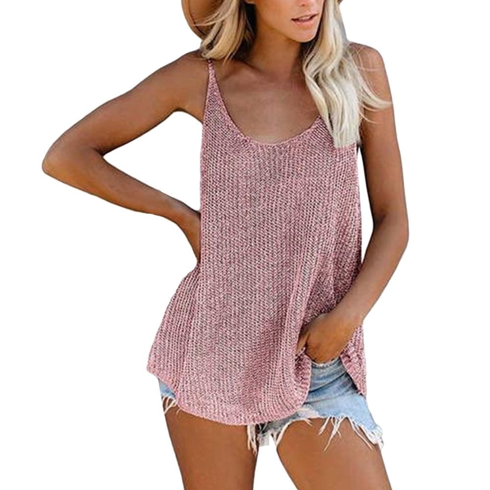 Teon Clothing Shop Women's summer tank top. Casual monochrome