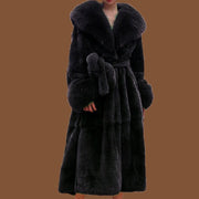 Teonclothingshop 2023. Long faux fur coat