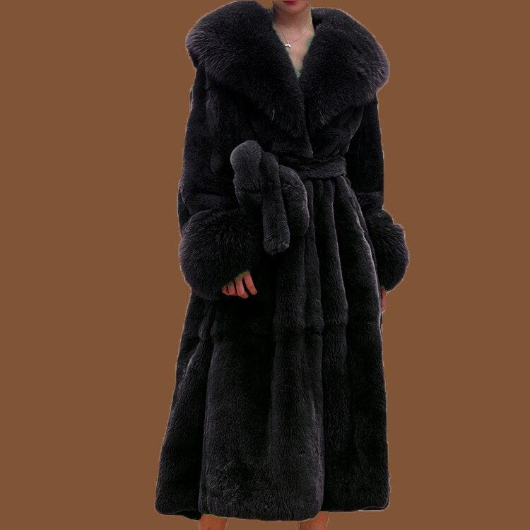 Teonclothingshop 2023. Long faux fur coat