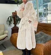 Teonclothingshop 2023. Long faux fur coat