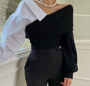 Teonclothingshop 2023 new casual fashion off the shoulder t-shirt