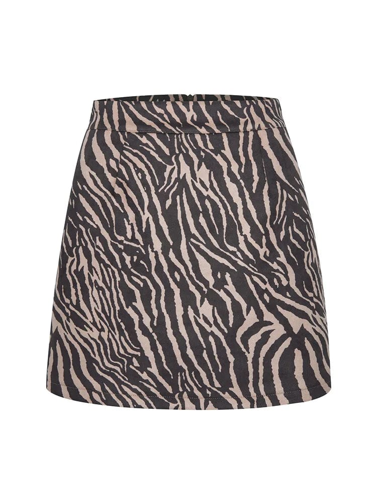 Teonclothingshop A Line Suede Mini Skirts For Women 2024