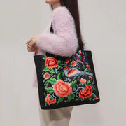 Teonclothingshop "Carry Elegance: Ethnic Phoenix Shoulder Bag"