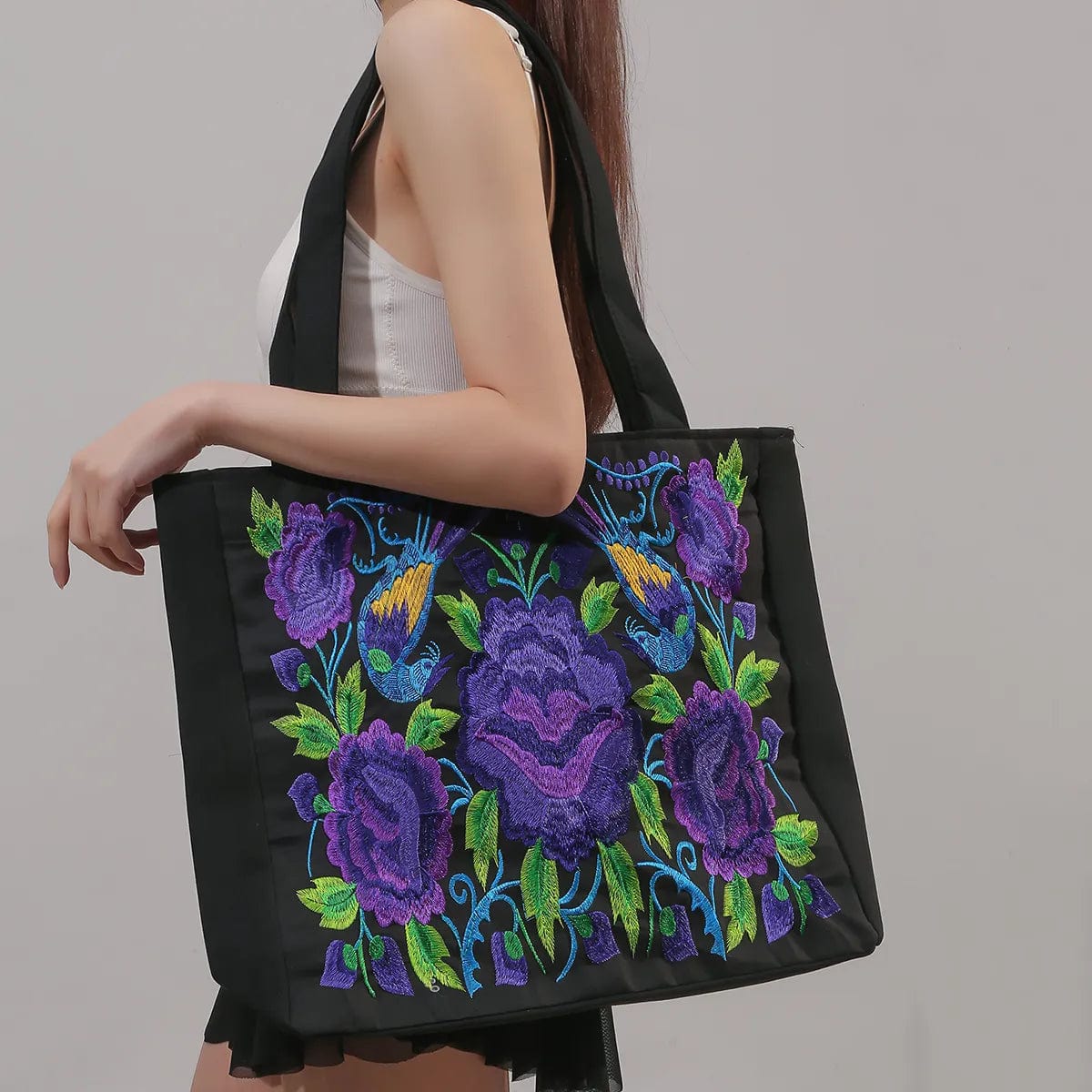 Teonclothingshop "Carry Elegance: Ethnic Phoenix Shoulder Bag"