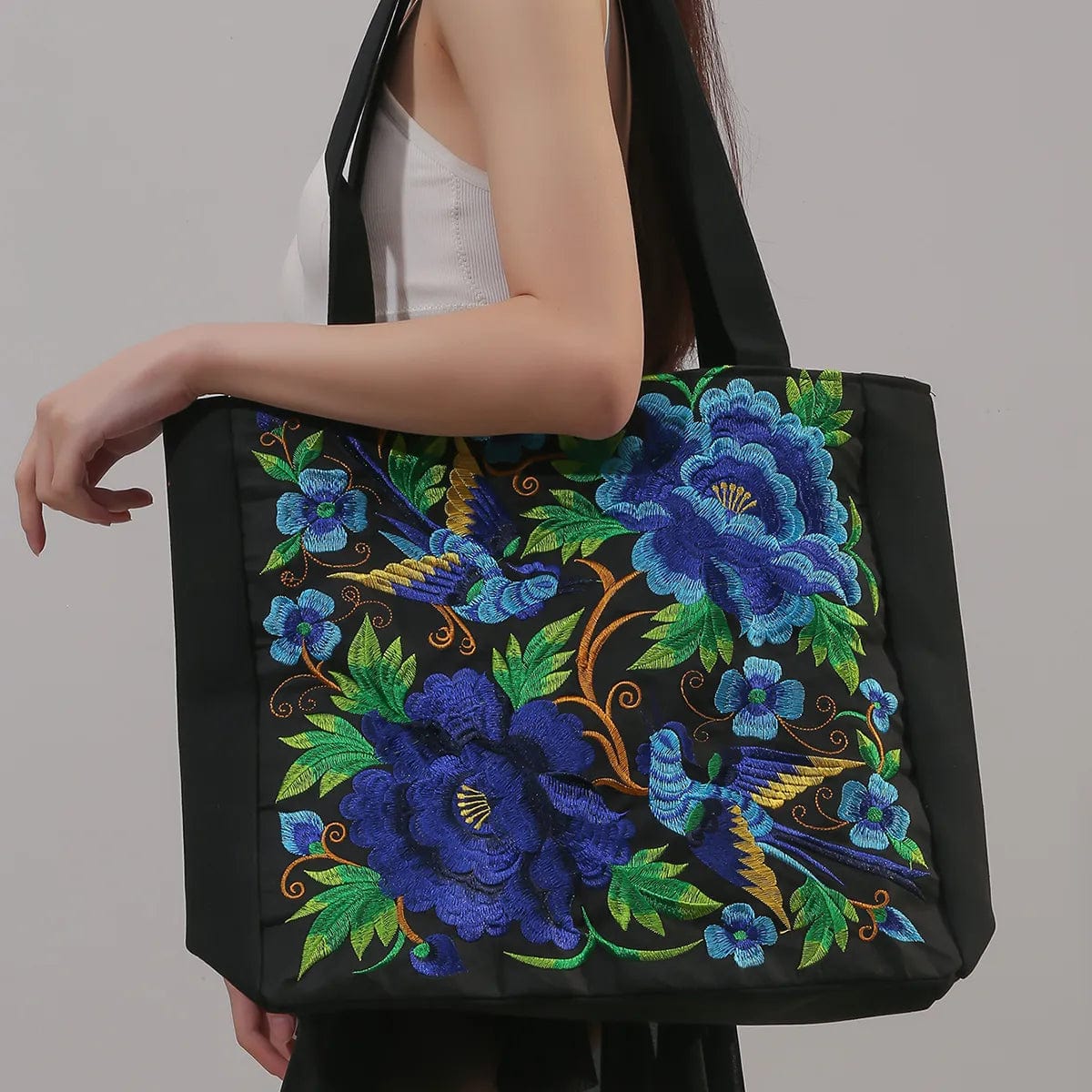 Teonclothingshop "Carry Elegance: Ethnic Phoenix Shoulder Bag"