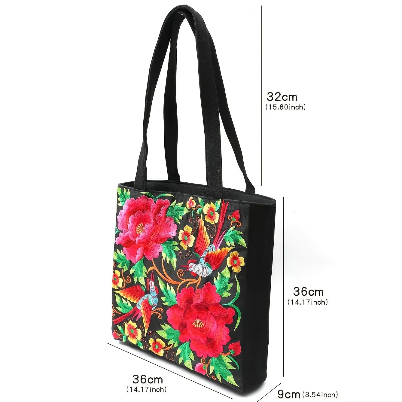 Teonclothingshop "Carry Elegance: Ethnic Phoenix Shoulder Bag"