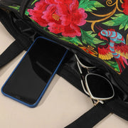 Teonclothingshop "Carry Elegance: Ethnic Phoenix Shoulder Bag"