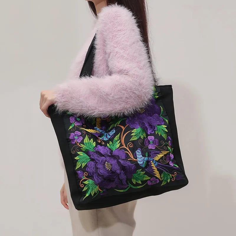 Teonclothingshop "Carry Elegance: Ethnic Phoenix Shoulder Bag"