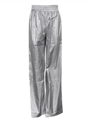 Teonclothingshop Chic Silver Women Pants