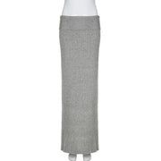 Teonclothingshop Elegant Knitted Long Skirts Women