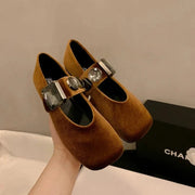 Teonclothingshop Fashion Rhinestone Square Toe Mary Jane Shoes