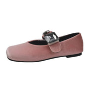 Teonclothingshop Fashion Rhinestone Square Toe Mary Jane Shoes