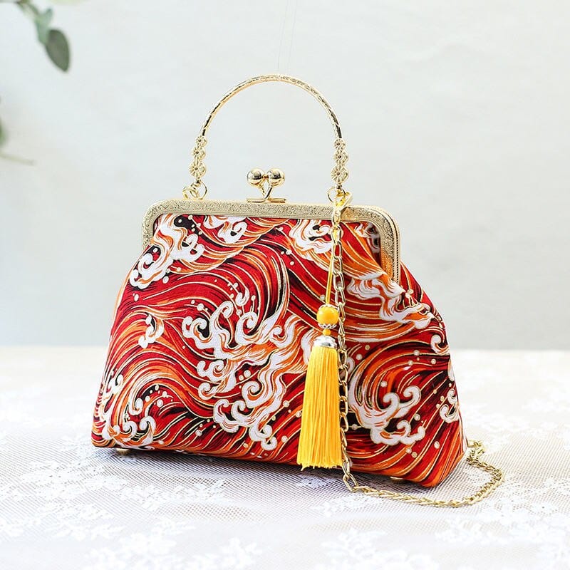 Teonclothingshop Fashion Vintage Fringe Bag Small Shell Bags