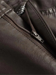 Teonclothingshop High Quality Women PU Leather Wed Leg Pants