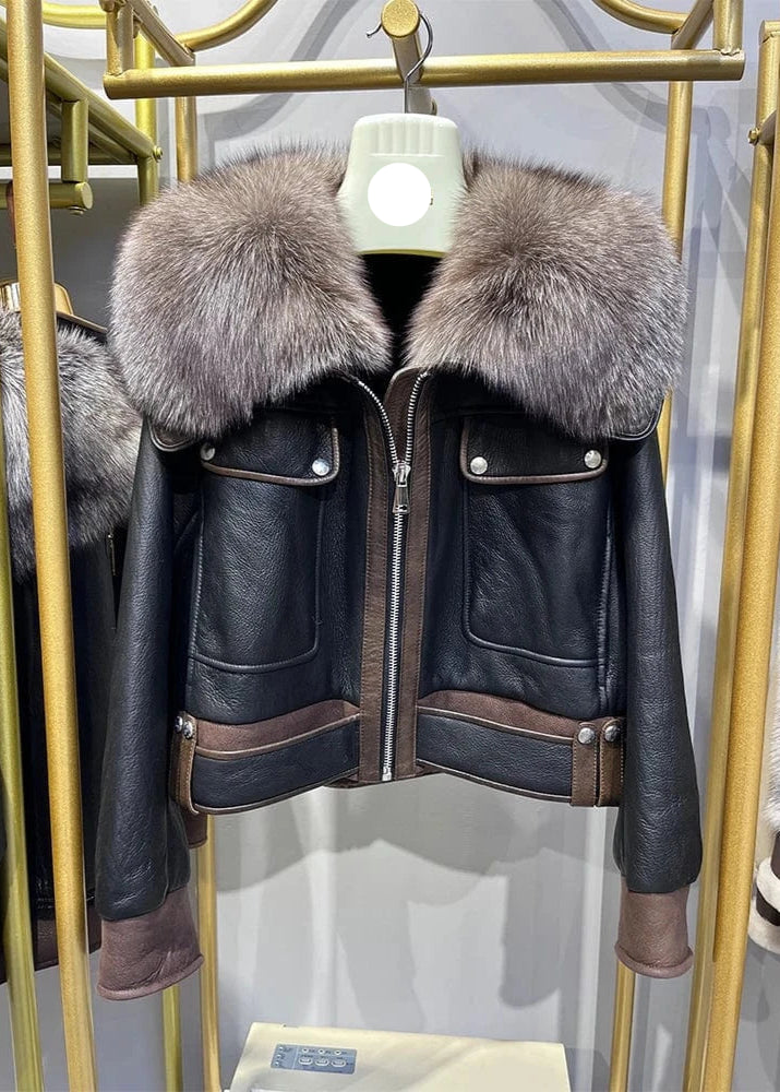Teonclothingshop Leather Jacket Thick Luxury Female Coats