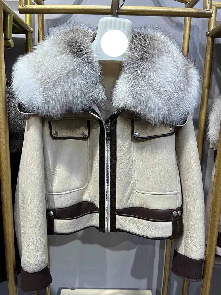 Teonclothingshop Leather Jacket Thick Luxury Female Coats