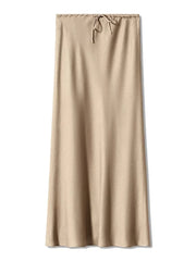 Teonclothingshop Long Black Satin Skirts For Women