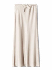 Teonclothingshop Long Black Satin Skirts For Women