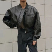 Teonclothingshop Padded Leather Jacket