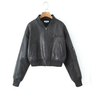 Teonclothingshop Padded Leather Jacket
