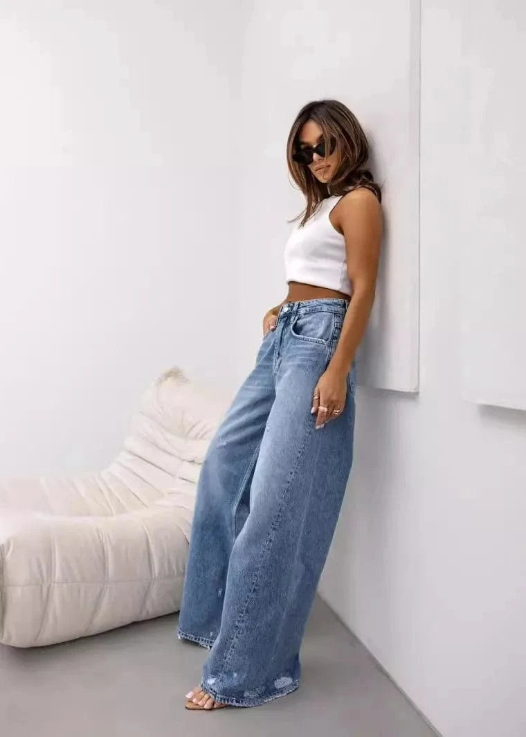 Teonclothingshop Slim Fit Denim Pencil Pants