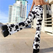 Teonclothingshop Trendy Cow Pattern Jeans