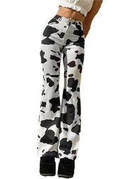 Teonclothingshop Trendy Cow Pattern Jeans