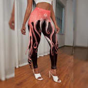 Teonclothingshop VIP FASHION Women's tights in the shape of a mermaid, costume, 3D printed tights