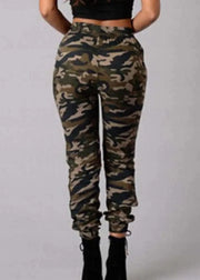 Teonclothingshop Women Casual Drawstring Pockets Long Skinny Pants