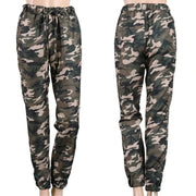 Teonclothingshop Women Casual Drawstring Pockets Long Skinny Pants