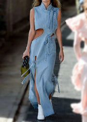 Teonclothingshop Women Denim Dress Fashion High Waist