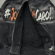 Teonclothingshop Women’s Embroidered Flower Sweatshirt Jacket