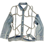 Teonclothingshop Women's extravagant chic denim jacket