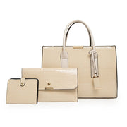 Teonclothingshop Women's fashion lacquered leather bags 3 sets