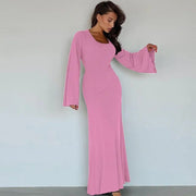Teonclothingshop Women's Ribbed Maxi Dress