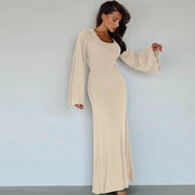 Teonclothingshop Women's Ribbed Maxi Dress