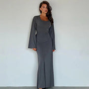 Teonclothingshop Women's Ribbed Maxi Dress