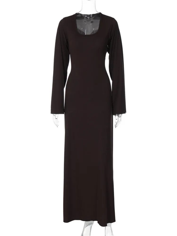Teonclothingshop Women's Ribbed Maxi Dress