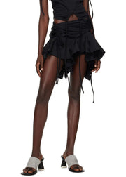 Teonclothingshop Women's Solid Color Gothic Punk Irregular Skirts