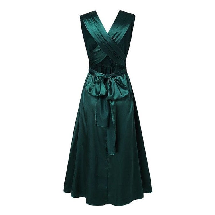 Teonclothingshop Wrap Hips Women Dresses Long Sleeve Female Robe Bodycon Neck