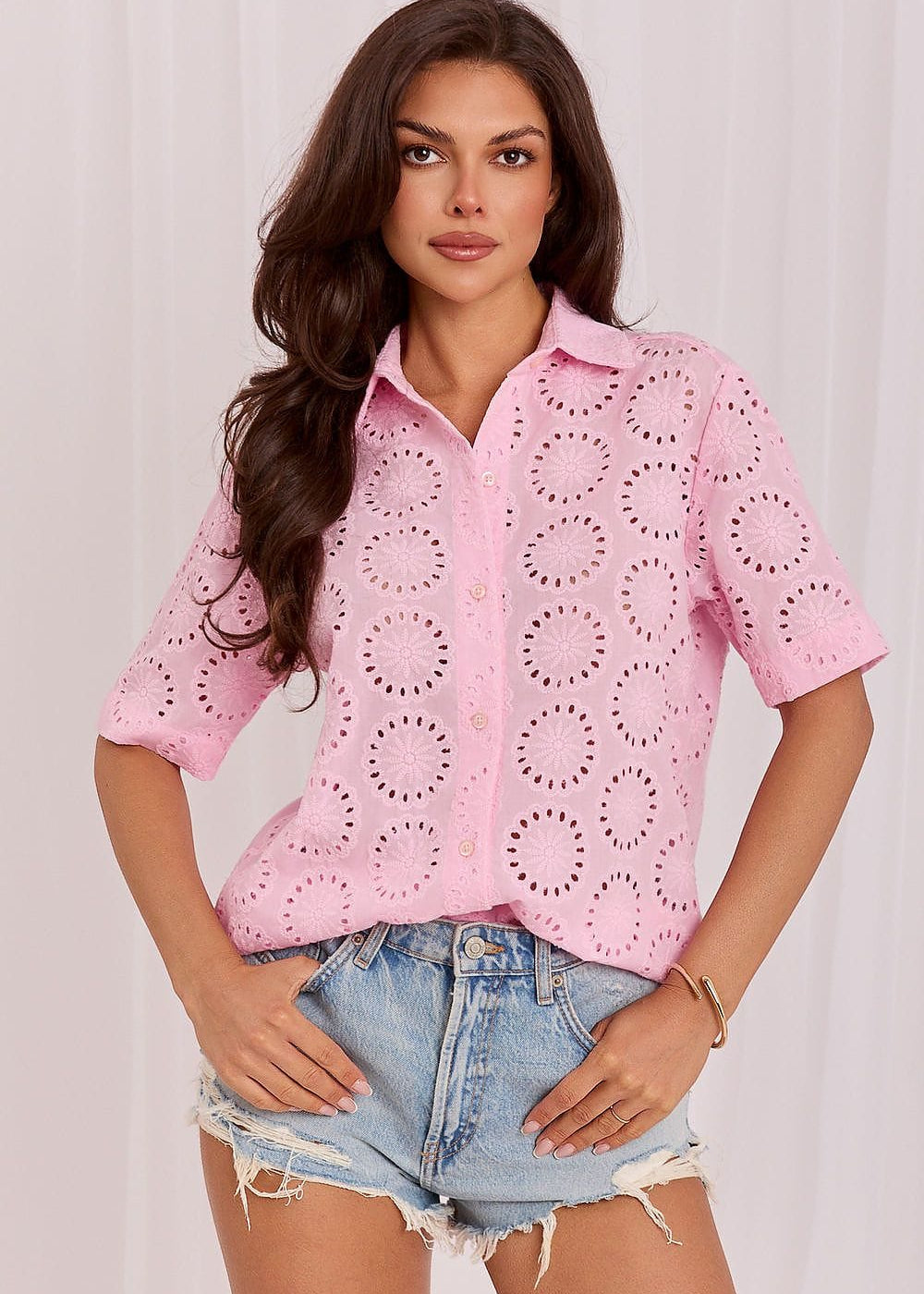  Short sleeve shirt model 230427 Lakerta 