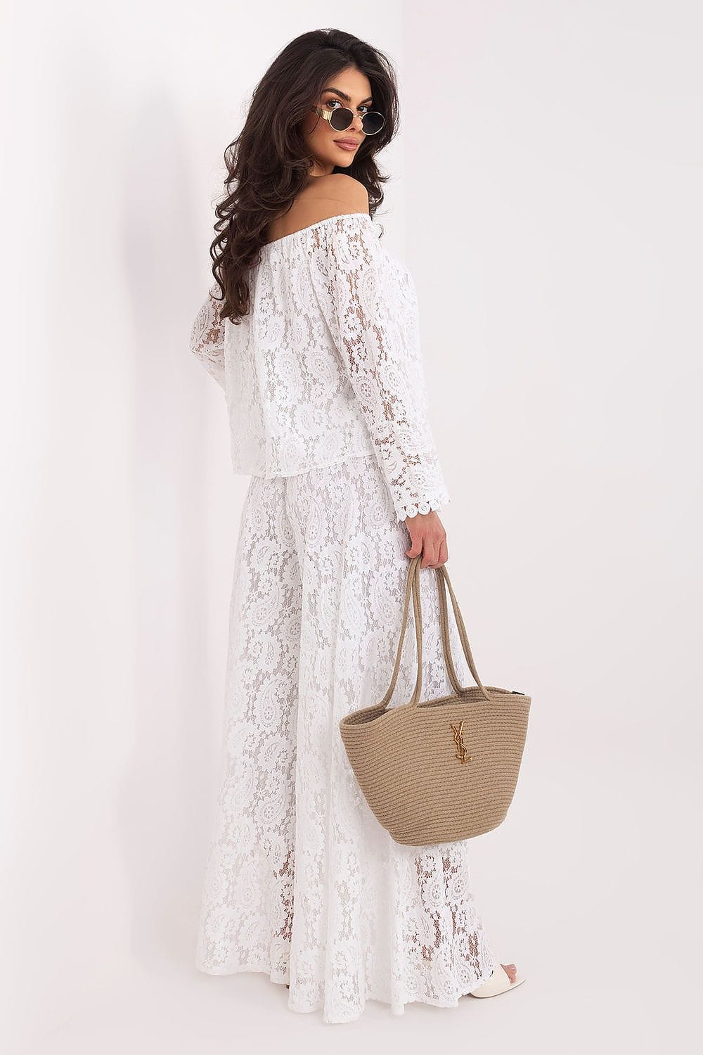  Lace pants model 226611 Italy Moda 