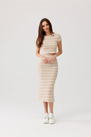 Teon Clothing EU Knitted midi skirt