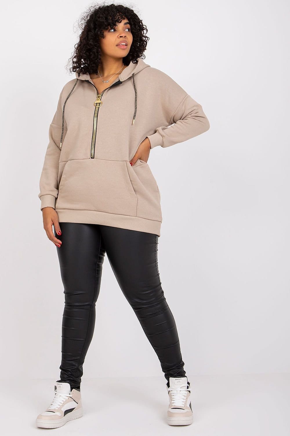 Teon Clothing EU Ladies' long sleeve sweatshirt with a hood