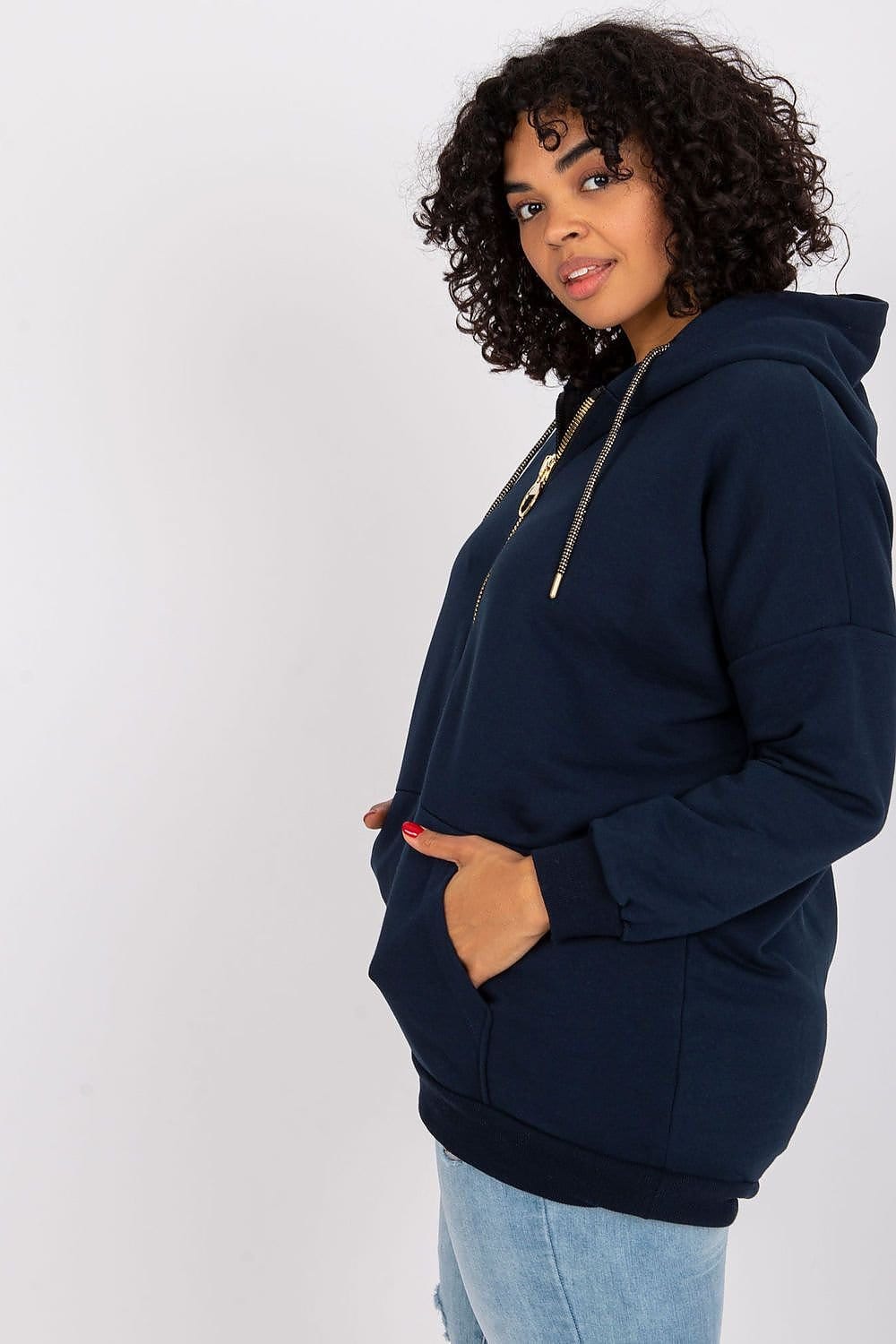 Teon Clothing EU Ladies' long sleeve sweatshirt with a hood