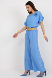 Teon Clothing EU Long trousers with a high waist