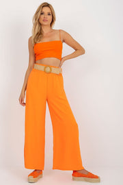 Teon Clothing EU Long trousers with a high waist