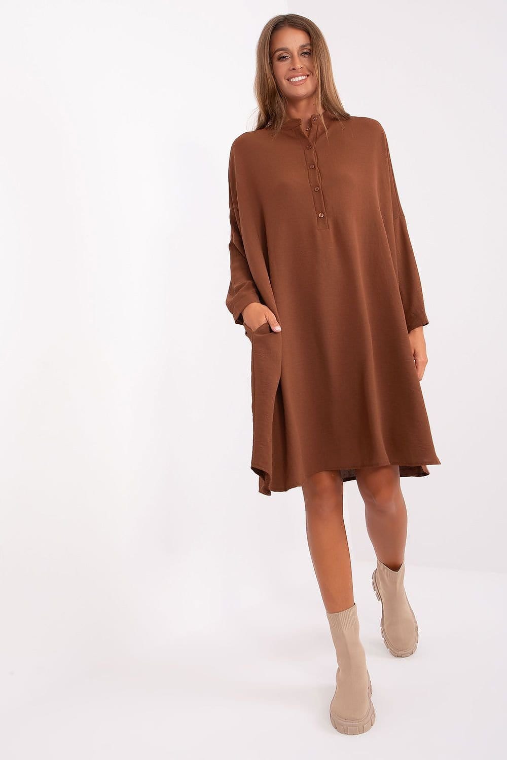 Teon Clothing EU Shirt dress in a loose fit