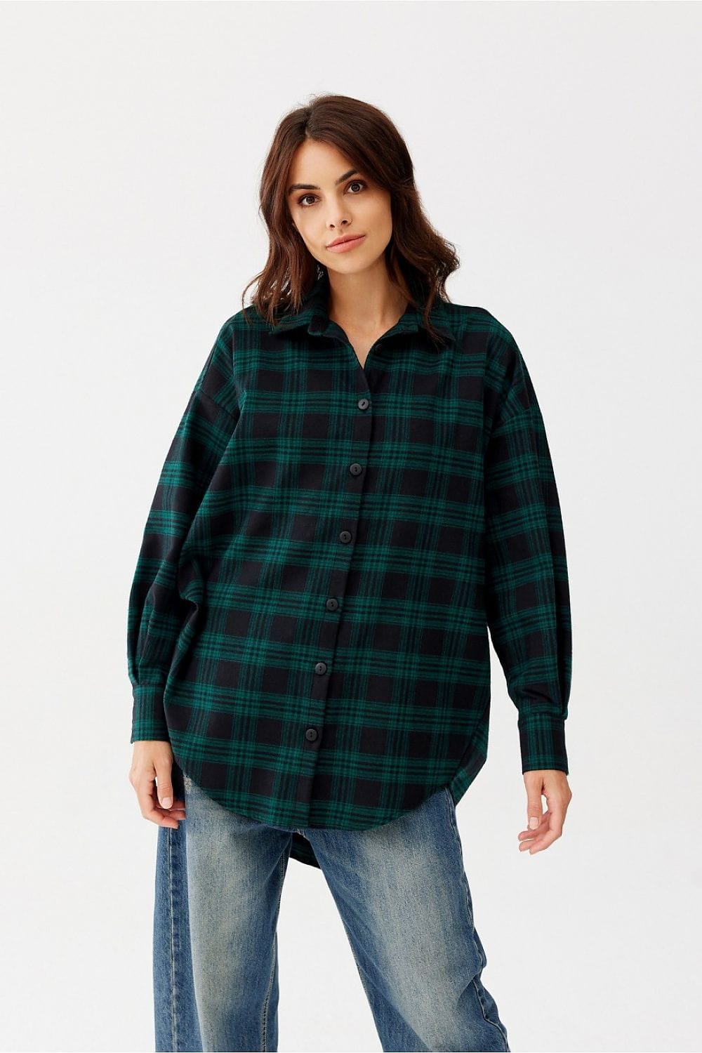 Teon Clothing EU Women's checked cotton shirt